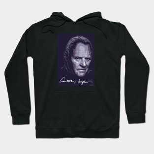 Anthony Hopkins signed portrait Hoodie